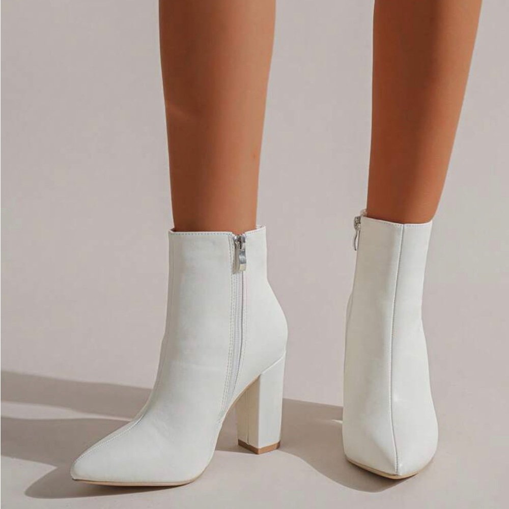 White booties